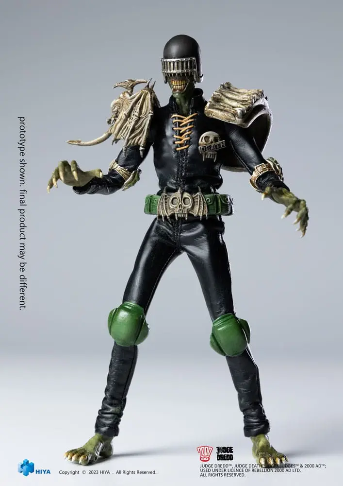 Judge Dredd Exquisite Super Series Actionfigur 1/12 Judge Death 16 cm Produktfoto