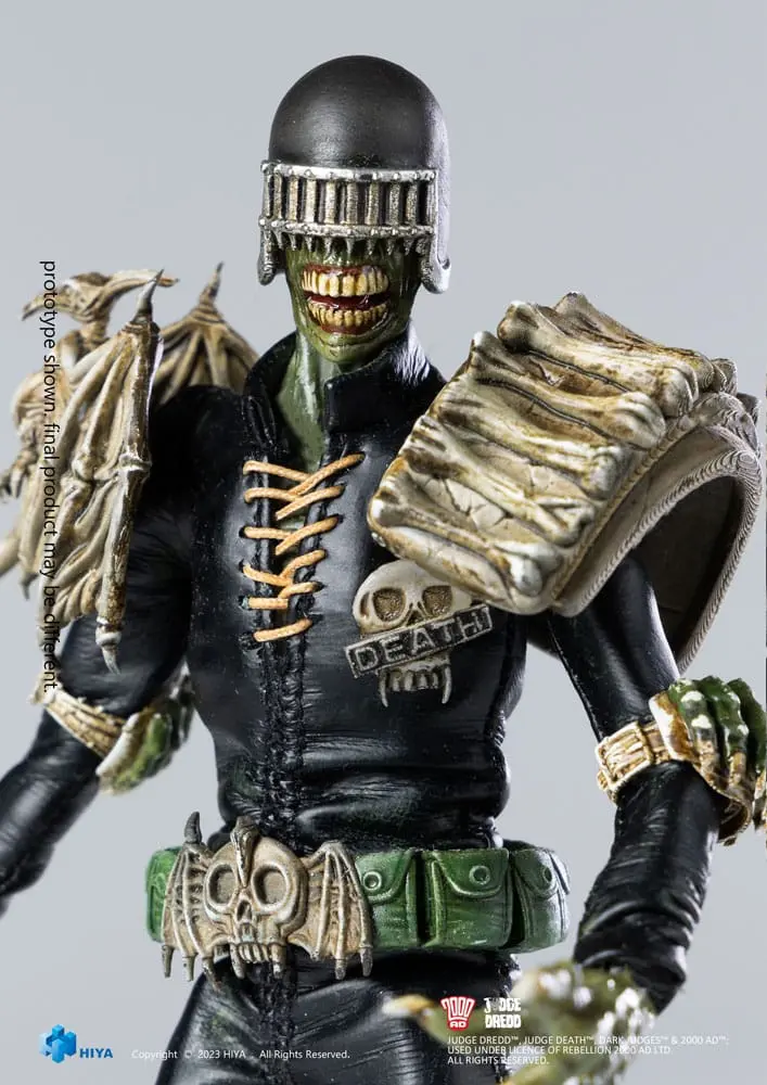Judge Dredd Exquisite Super Series Actionfigur 1/12 Judge Death 16 cm Produktfoto