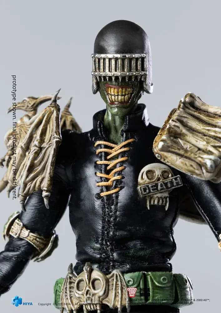 Judge Dredd Exquisite Super Series Actionfigur 1/12 Judge Death 16 cm Produktfoto