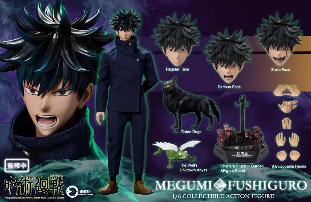 Jujutsu Kaisen Actionfigur 1/6 Megumi Fushiguro 30 cm termékfotó