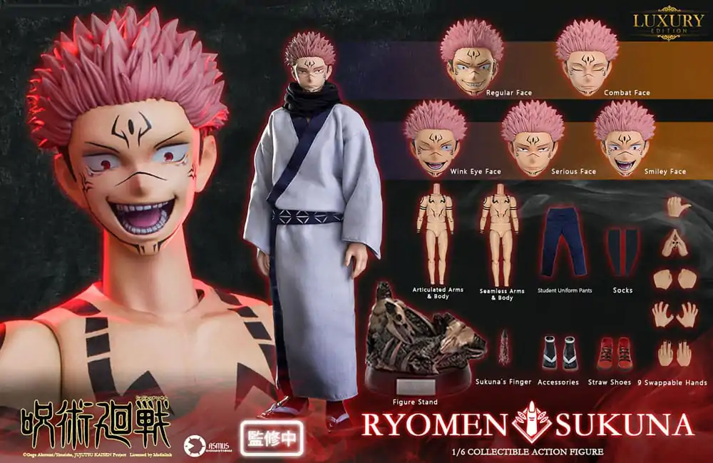 Jujutsu Kaisen Actionfigur 1/6 Ryomen Sukuna (Luxury Version) 30 cm Produktfoto