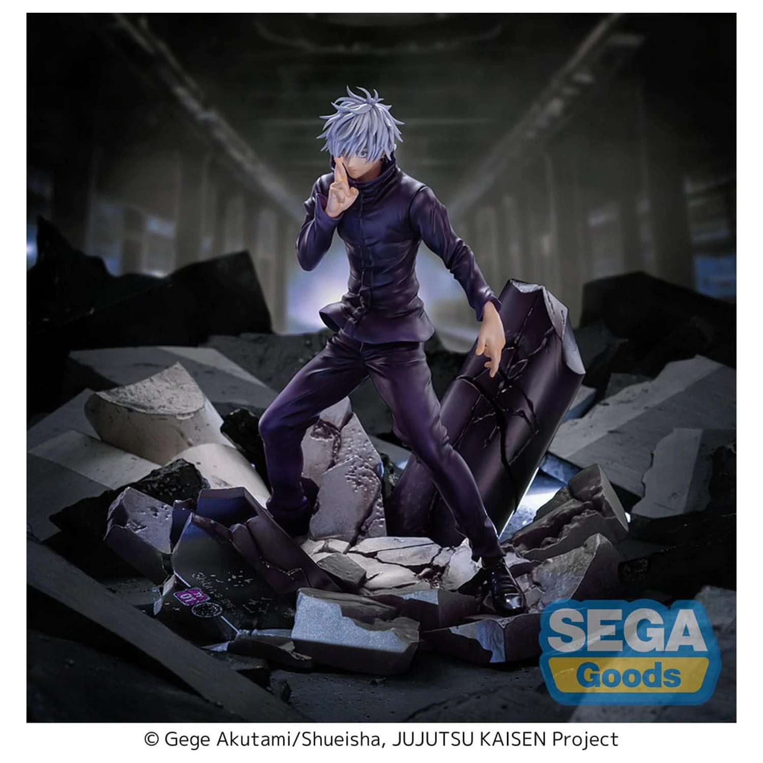 Jujutsu Kaisen Figurizm Luminasta PVC Statue Shibuya Incident Satoru Gojo Unlimited Void 21 cm Produktfoto