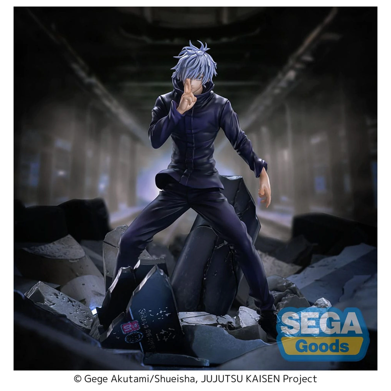 Jujutsu Kaisen Figurizm Luminasta PVC Statue Shibuya Incident Satoru Gojo Unlimited Void 21 cm Produktfoto