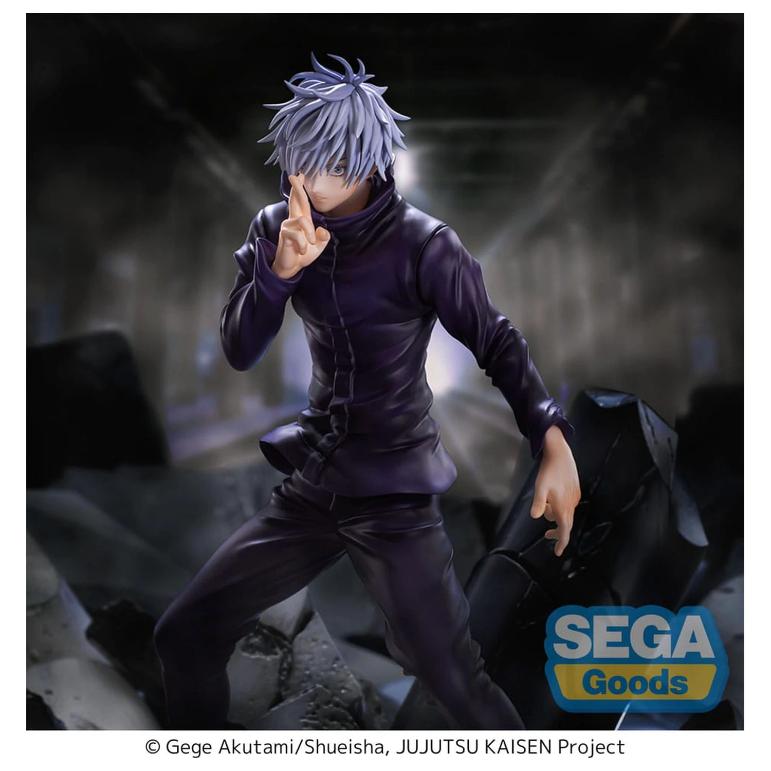 Jujutsu Kaisen Figurizm Luminasta PVC Statue Shibuya Incident Satoru Gojo Unlimited Void 21 cm Produktfoto