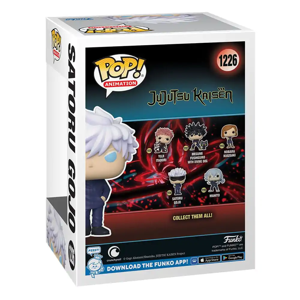 Jujutsu Kaisen POP! Animation Vinyl Figuren Gojo Unmasked 9 cm Produktfoto