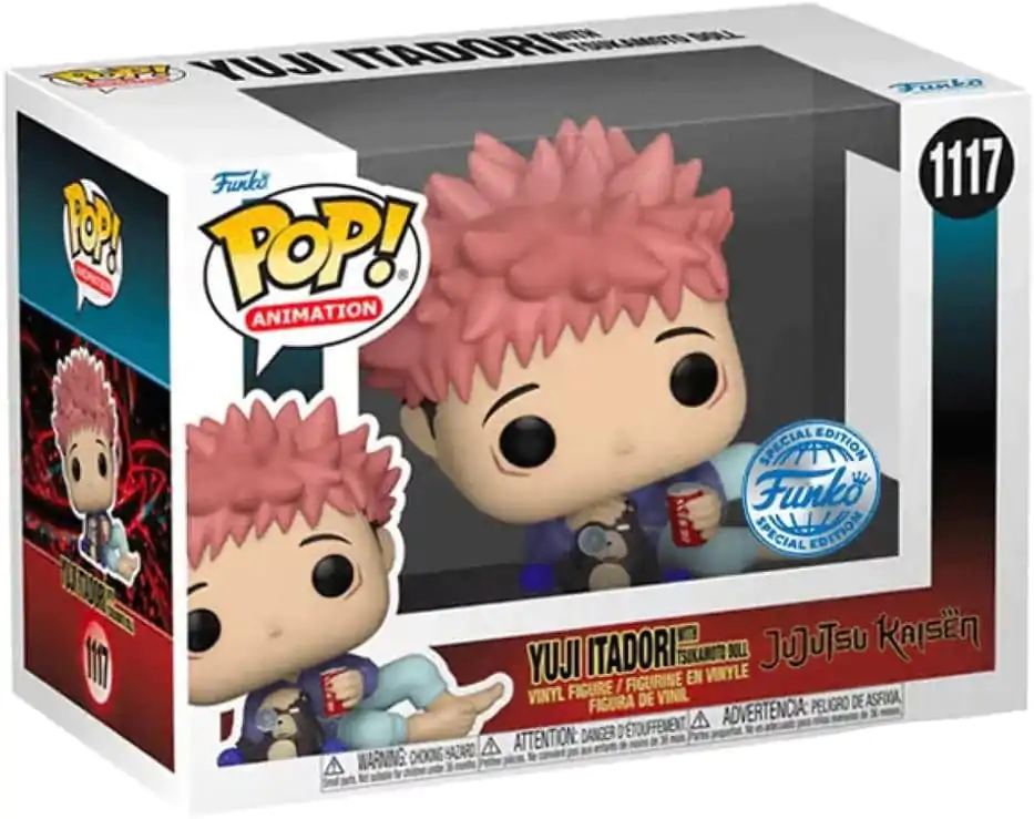 Jujutsu Kaisen POP! Animation Vinyl Figur Itadori w/ Tsukamoto Doll 9 cm termékfotó