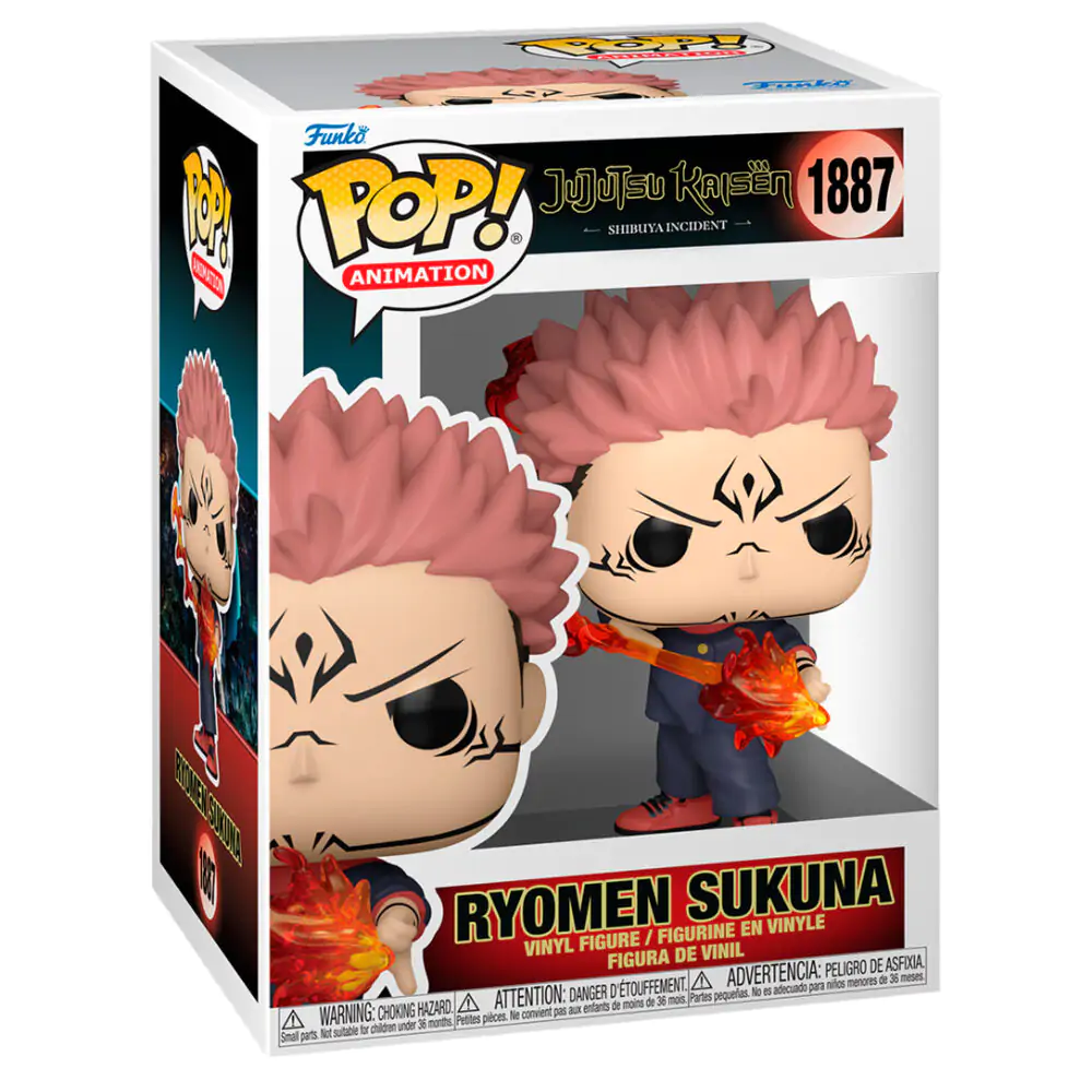 Jujutsu Kaisen Funko POP! Animation Vinylfiguren Sukuna (Fire Arrow) 9 cm Produktfoto