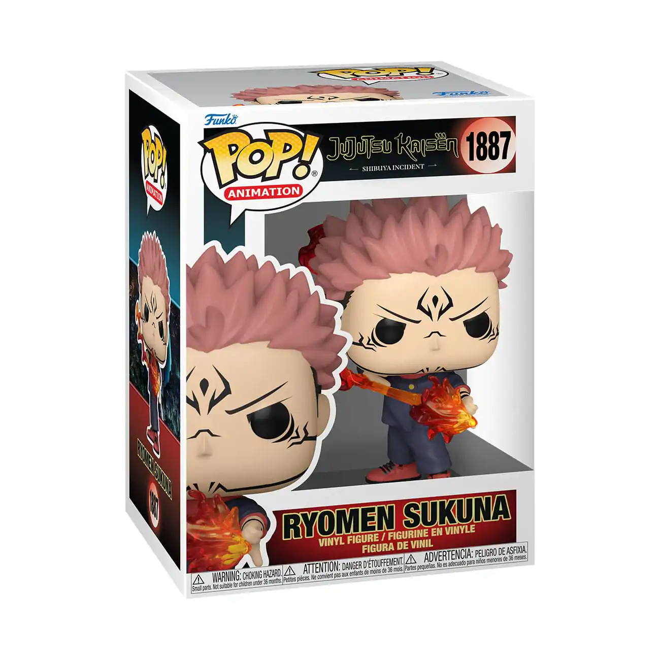 Jujutsu Kaisen Funko POP! Animation Vinylfiguren Sukuna (Fire Arrow) 9 cm Produktfoto