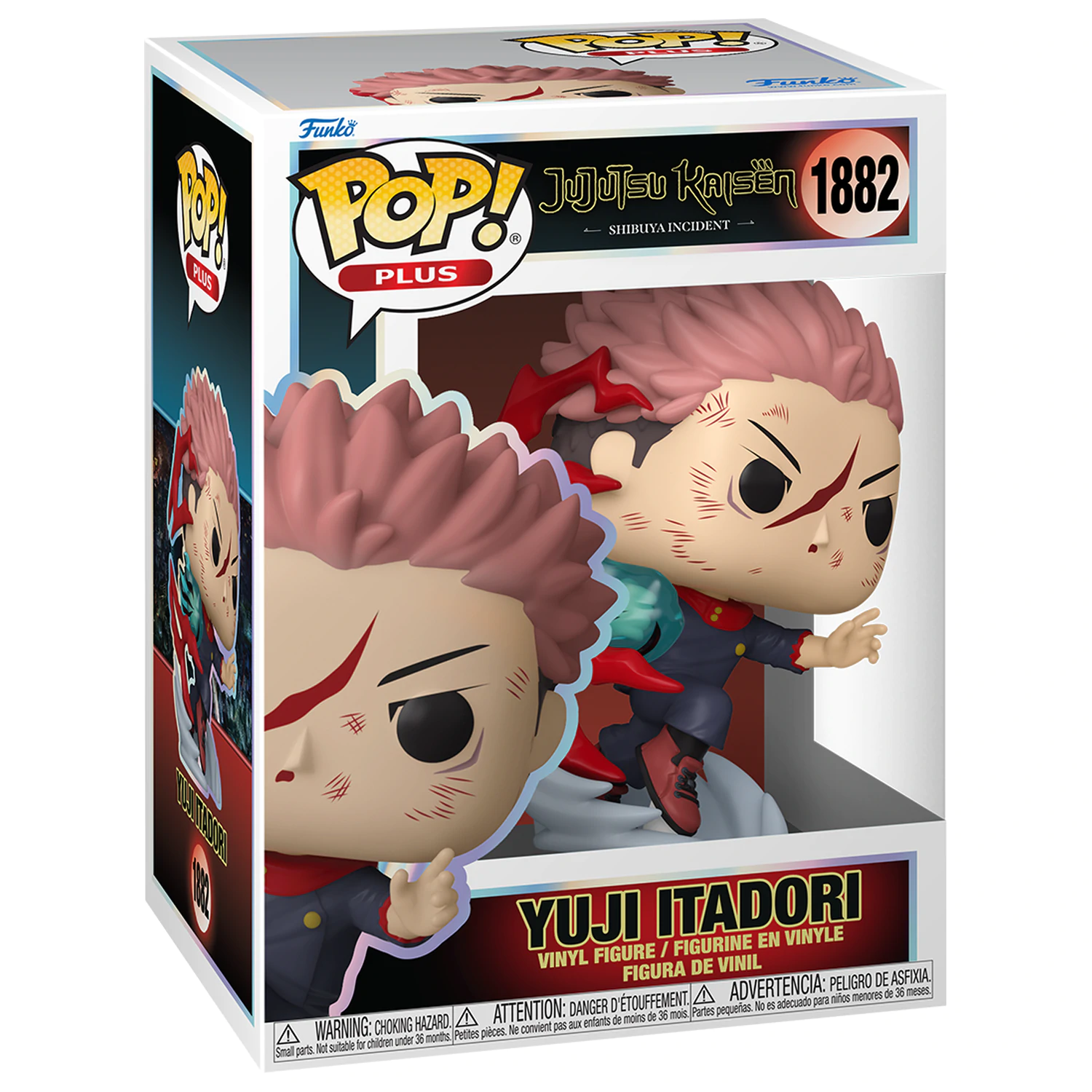 Jujutsu Kaisen Funko POP! Plus Animation Vinylfiguren Yuji Itadori 9 cm Produktfoto