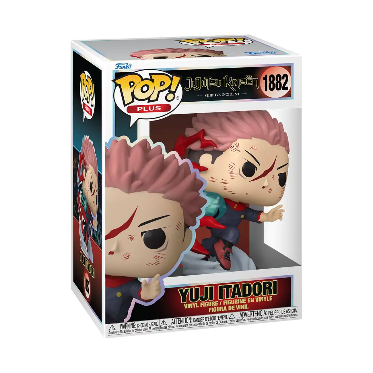 Jujutsu Kaisen Funko POP! Plus Animation Vinylfiguren Yuji Itadori 9 cm Produktfoto