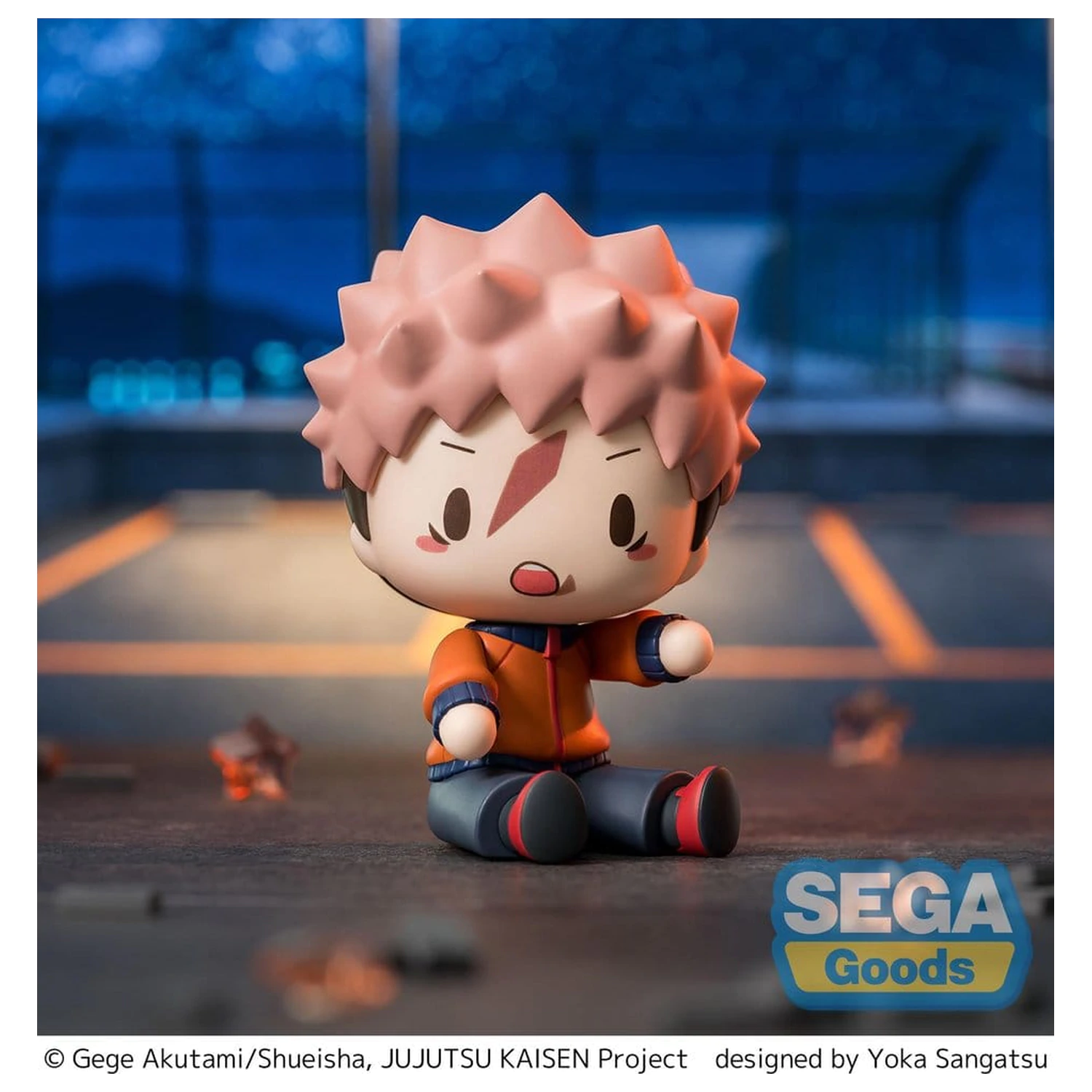 Jujutsu Kaisen Fuwa Petit Mini Figur Yuji Itadori 8 cm Produktfoto