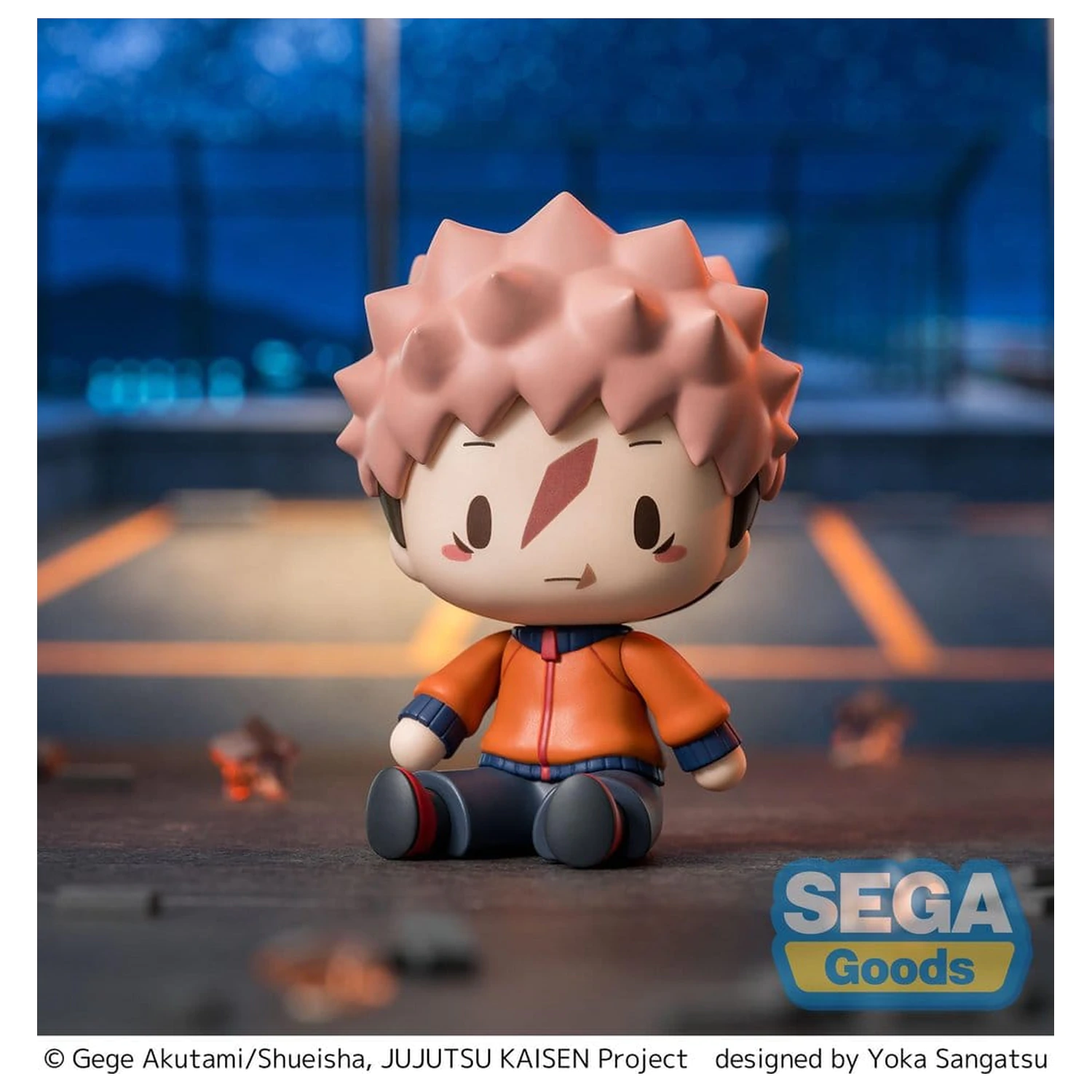 Jujutsu Kaisen Fuwa Petit Mini Figur Yuji Itadori 8 cm Produktfoto