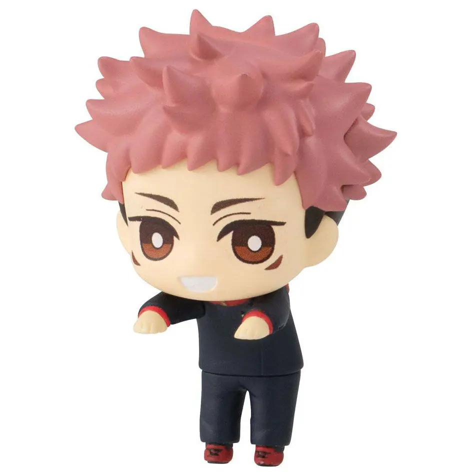 Jujutsu Kaisen Hikkake PVC Statue Puchi Yuji Itadori 4 cm Produktfoto