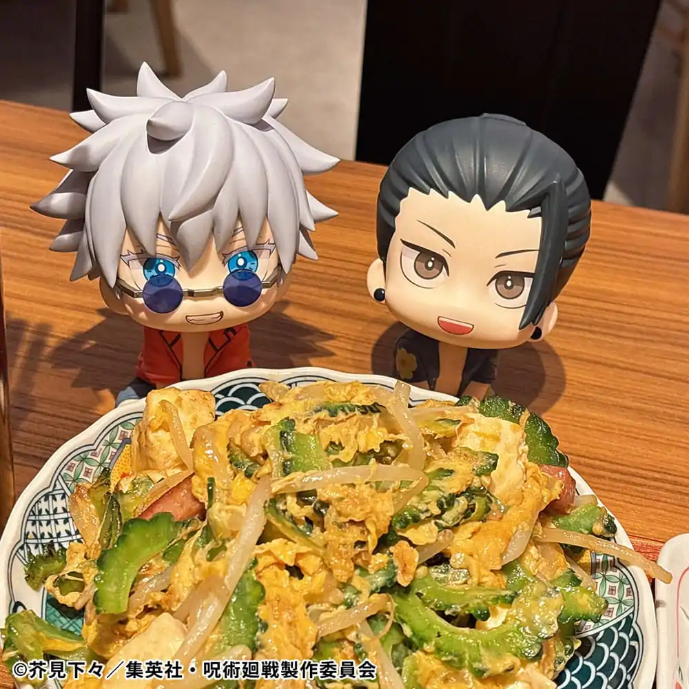 Jujutsu Kaisen Look Up PVC-Statue Satoru Gojo & Suguru Geto Okinawa Ver. Set (mit Geschenk) 11 cm Produktfoto
