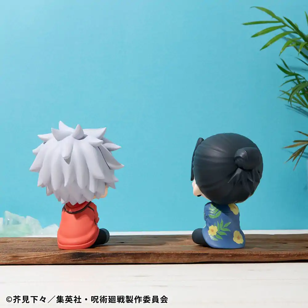 Jujutsu Kaisen Look Up PVC-Statue Satoru Gojo & Suguru Geto Okinawa Ver. Set (mit Geschenk) 11 cm Produktfoto