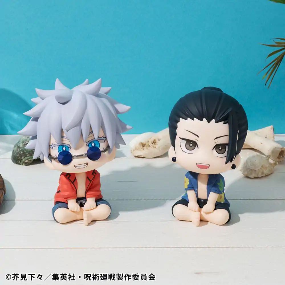 Jujutsu Kaisen Look Up PVC-Statue Satoru Gojo & Suguru Geto Okinawa Ver. Set (mit Geschenk) 11 cm Produktfoto