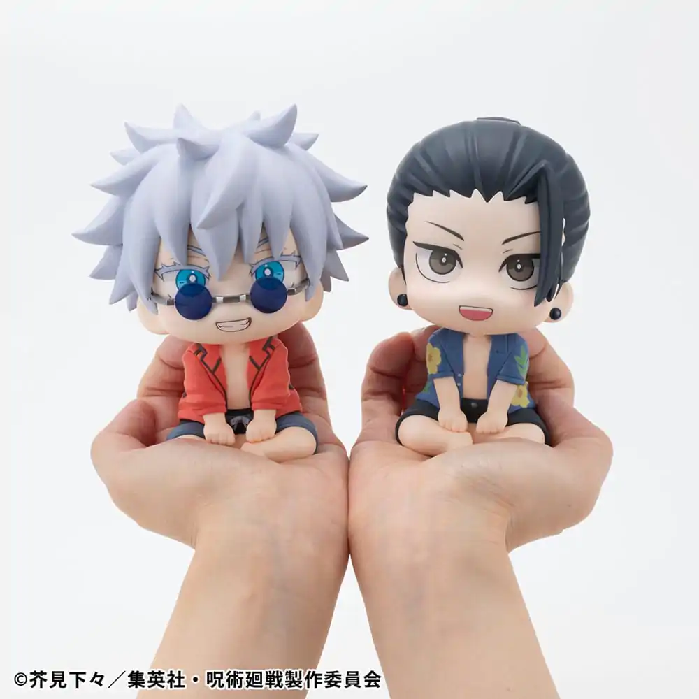 Jujutsu Kaisen Look Up PVC-Statue Satoru Gojo & Suguru Geto Okinawa Ver. Set (mit Geschenk) 11 cm Produktfoto