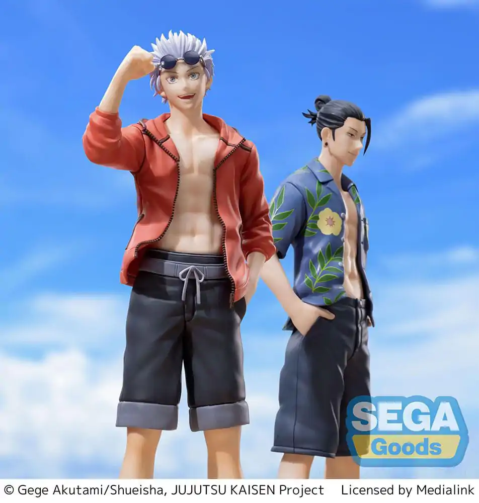 Jujutsu Kaisen Luminasta PVC Statue Kaigyoku/Gyokusetsu Satoru Gojo Mensore!!! 21 cm Produktfoto