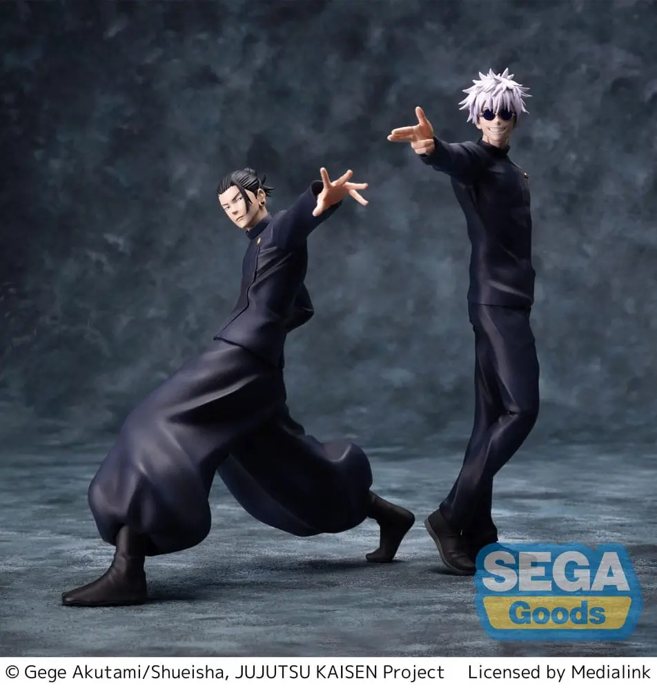 Jujutsu Kaisen Luminasta PVC Statue Kaigyoku/GyokuSetsu &quot;Satoru Gojo&quot; Strong Duo 20 cm Produktfoto