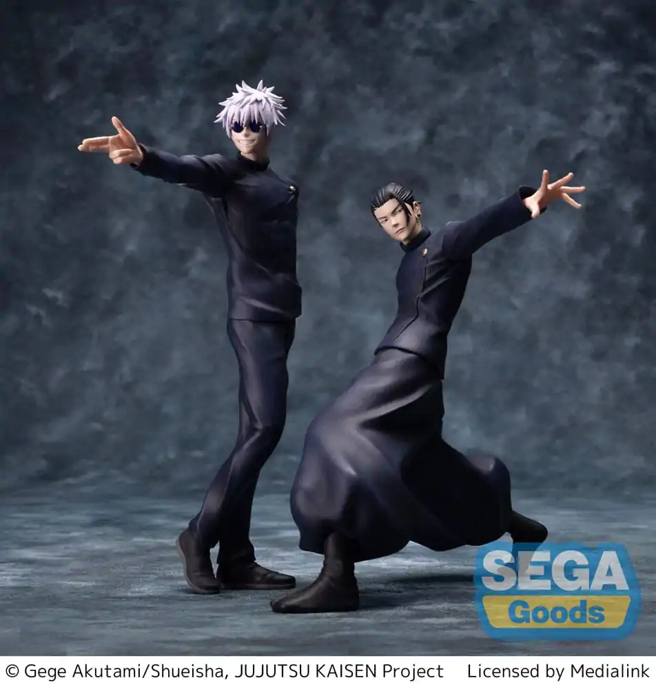 Jujutsu Kaisen Luminasta PVC Statue Kaigyoku/Gyokusetsu "Suguru Geto" Strong Duo 17 cm Produktfoto