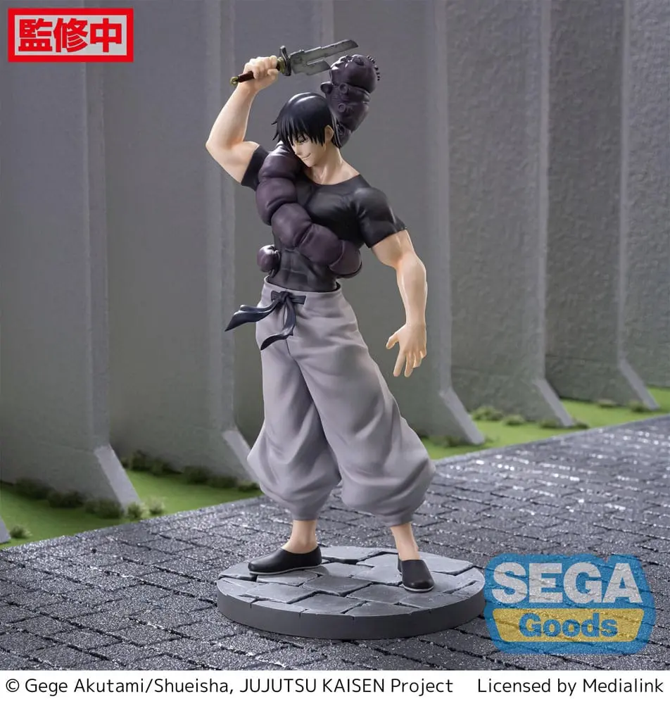 Jujutsu Kaisen Luminasta PVC Statue Kaigyoku/GyokuSetsu &quot;Toji Fushiguro&quot; Ready For Battle 21 cm Produktfoto