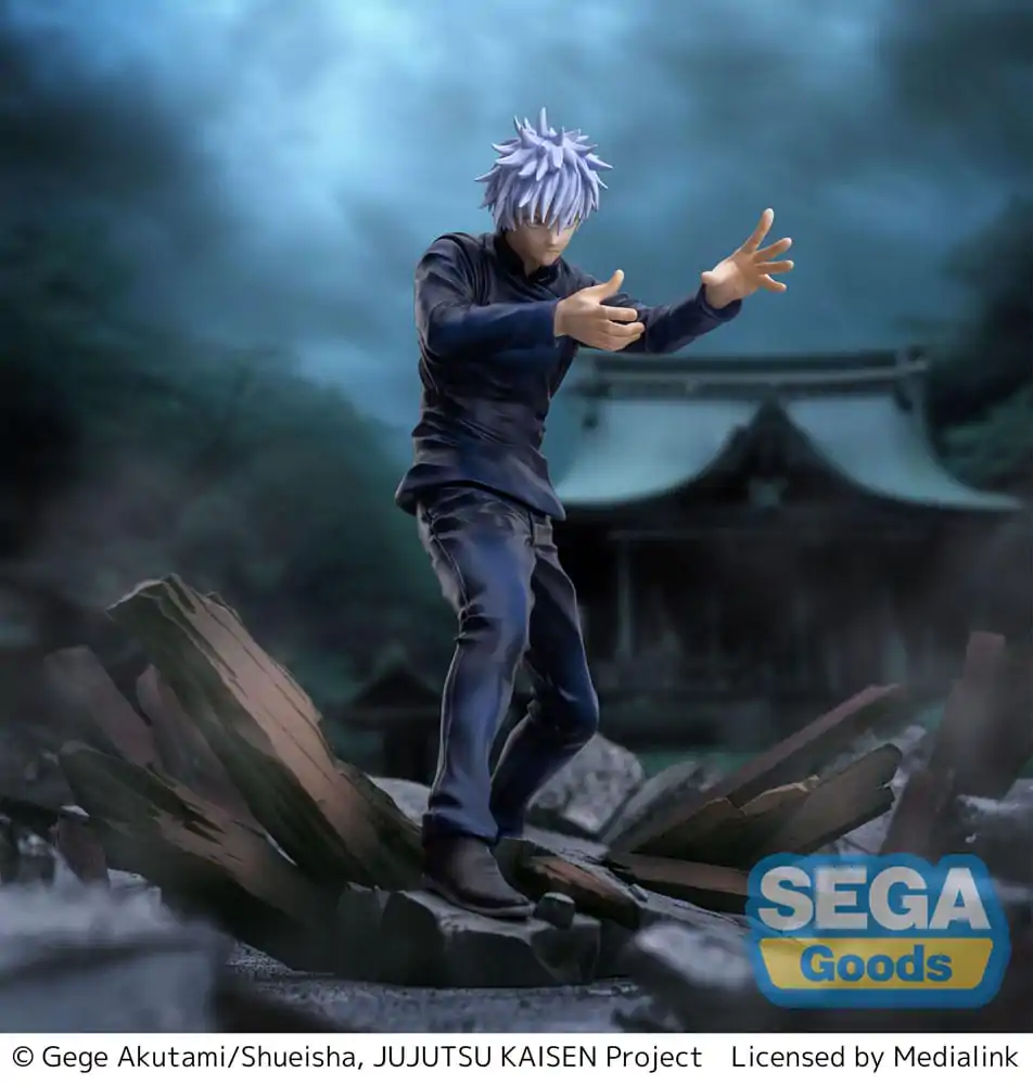 Jujutsu Kaisen Luminasta PVC Statue Satoru Gojo Cursed Technique Lapse - Maximum Cursed Energy Output: Blue 19 cm Produktfoto