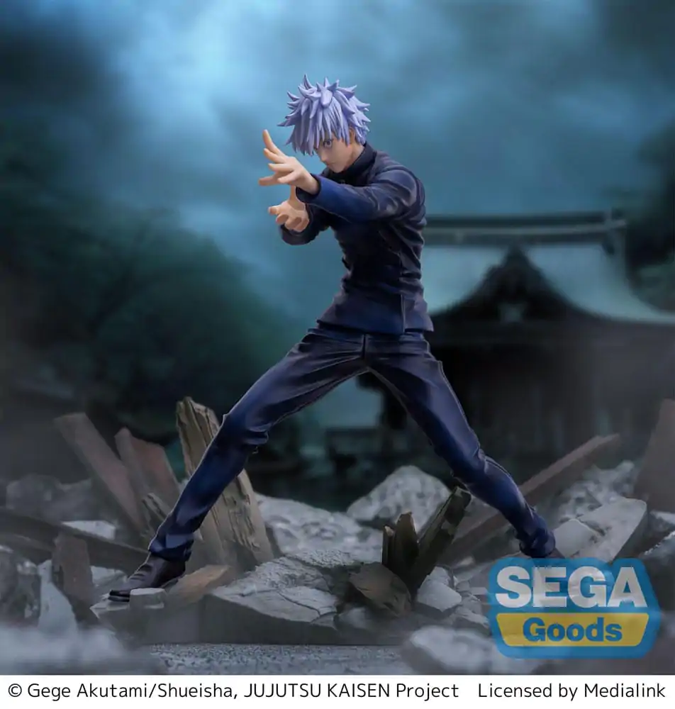 Jujutsu Kaisen Luminasta PVC Statue Satoru Gojo Cursed Technique Lapse - Maximum Cursed Energy Output: Blue 19 cm Produktfoto