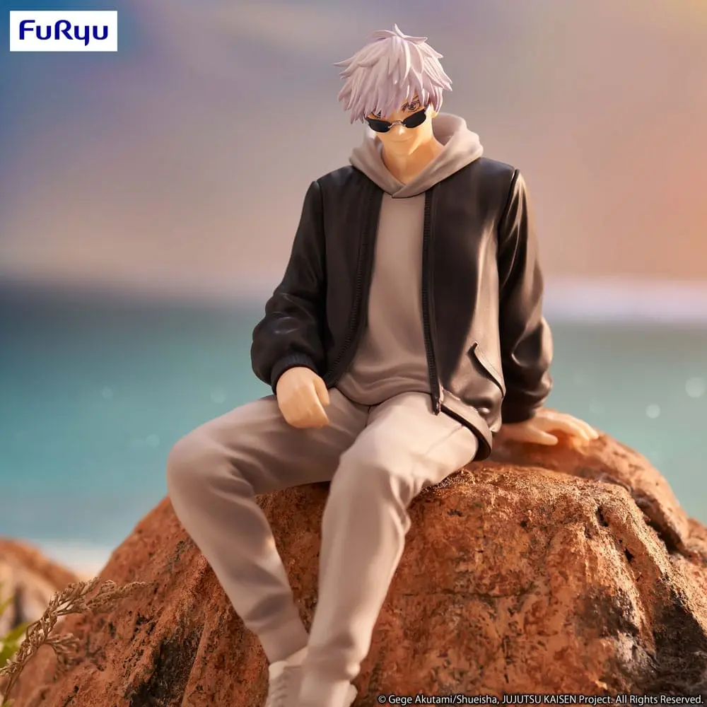 Jujutsu Kaisen Noodle Stopper PVC Statue Satoru Gojo Ending 2 Costume Ver. 15 cm Produktfoto