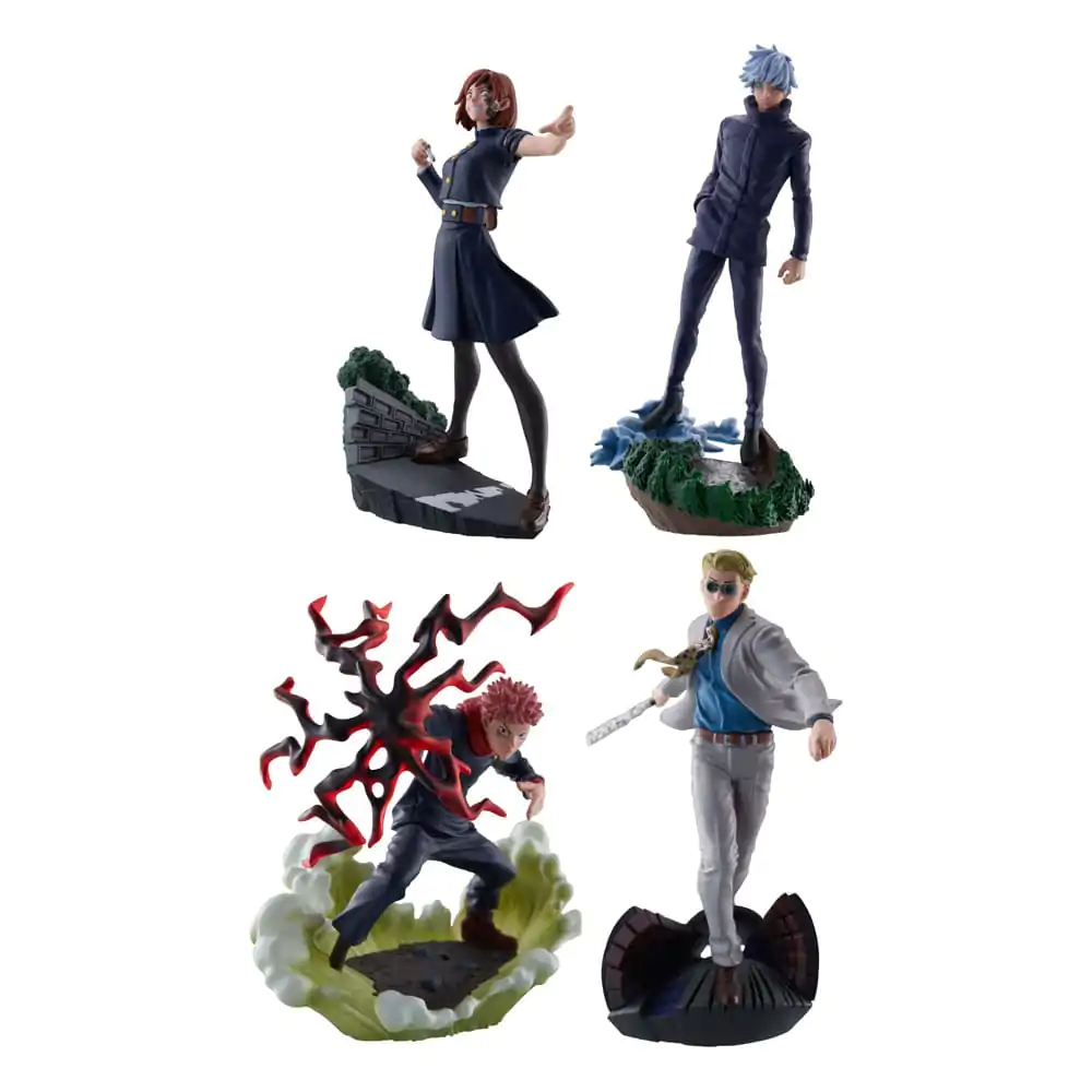 Jujutsu Kaisen Petitrama Series Sammelfiguren 4er-Pack Jujutsu Kaisen Series Vol.2 Set 9 cm Produktfoto