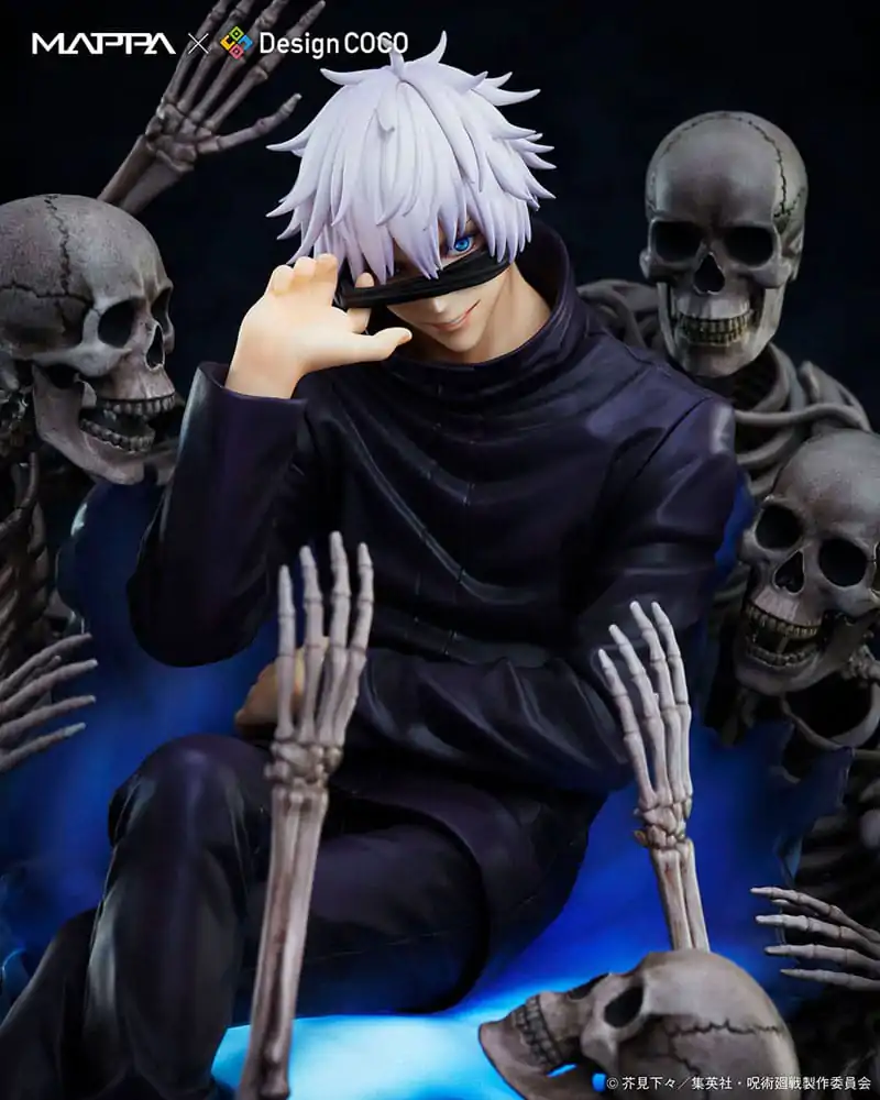 Jujutsu Kaisen Shibuya Incident Mappa x Design Coco PVC Statue 1/7 Satoru Gojo 23 cm Produktfoto