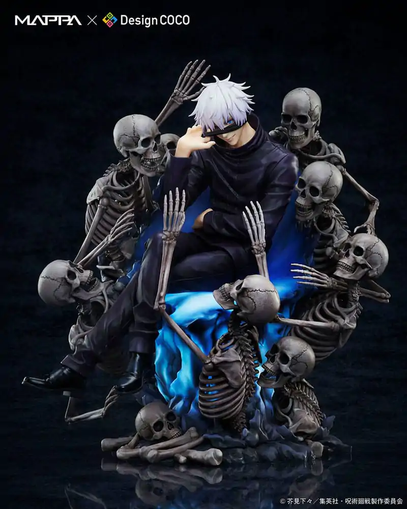 Jujutsu Kaisen Shibuya Incident Mappa x Design Coco PVC Statue 1/7 Satoru Gojo 23 cm Produktfoto