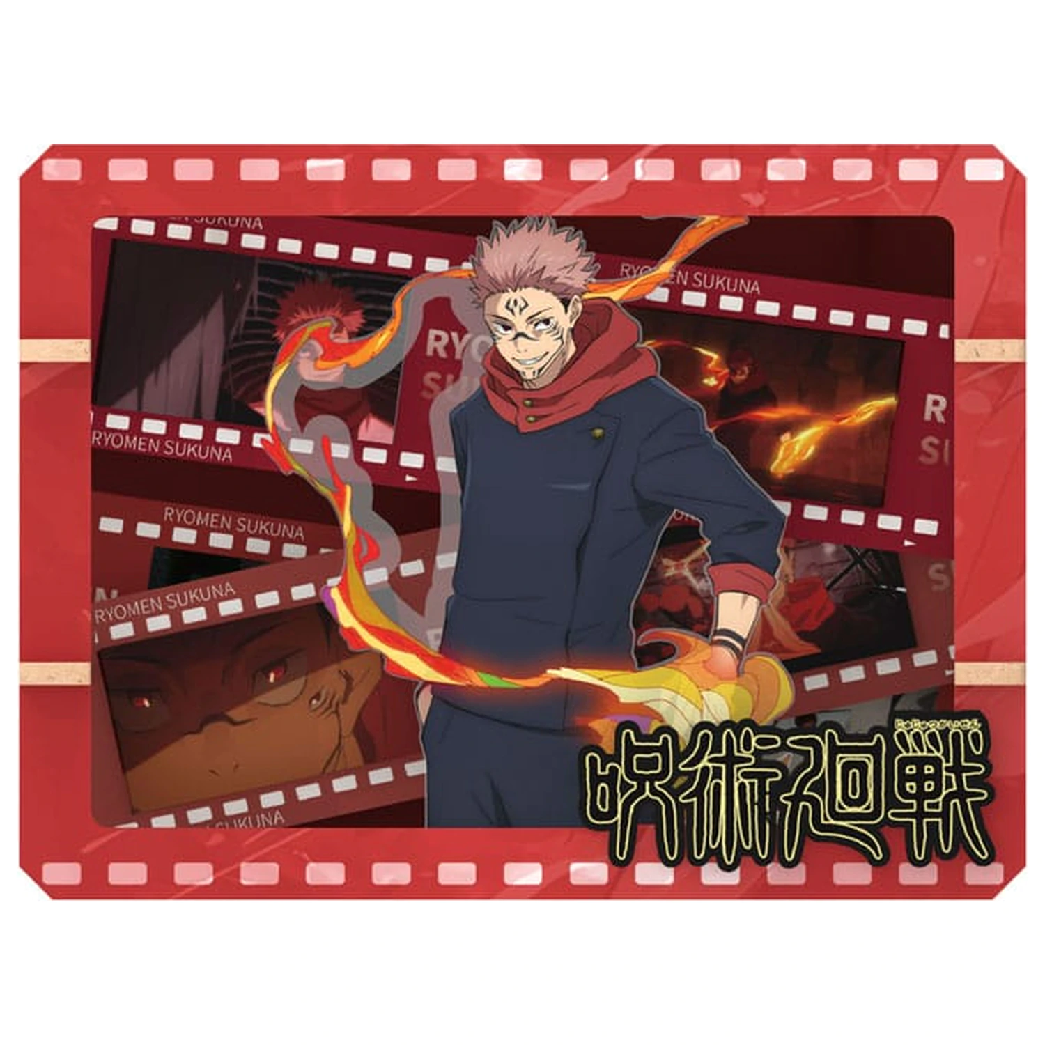 Jujutsu Kaisen Model Kit Hölzerner Galerie-Filmbildrahmen (S) Itadori Produktfoto