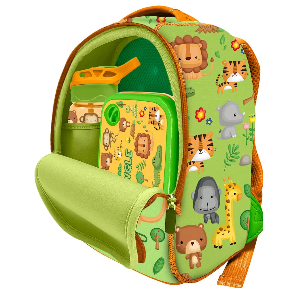 Jungle Rucksack + Geldbörse Neopren Rucksack 26cm Produktfoto