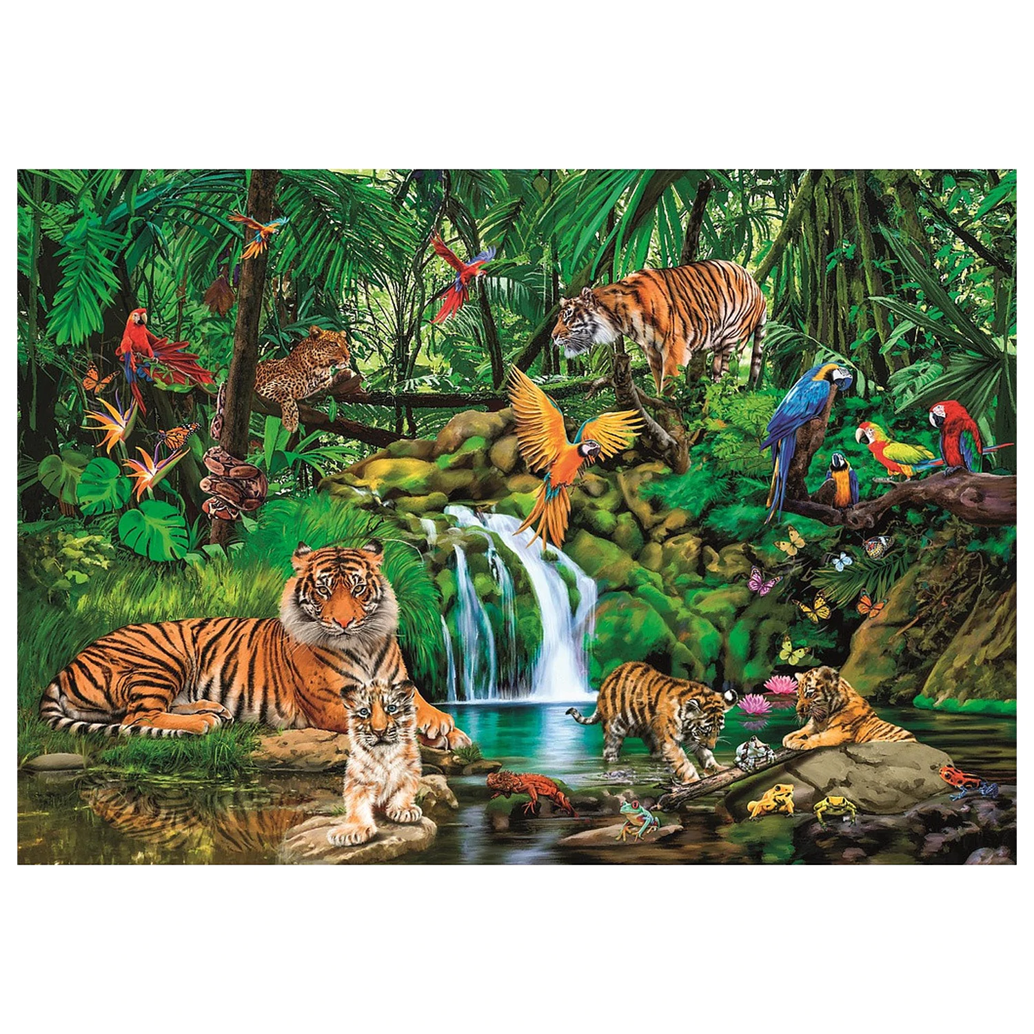 Jungle Retreat 300-teiliges Puzzle Clementoni Produktfoto