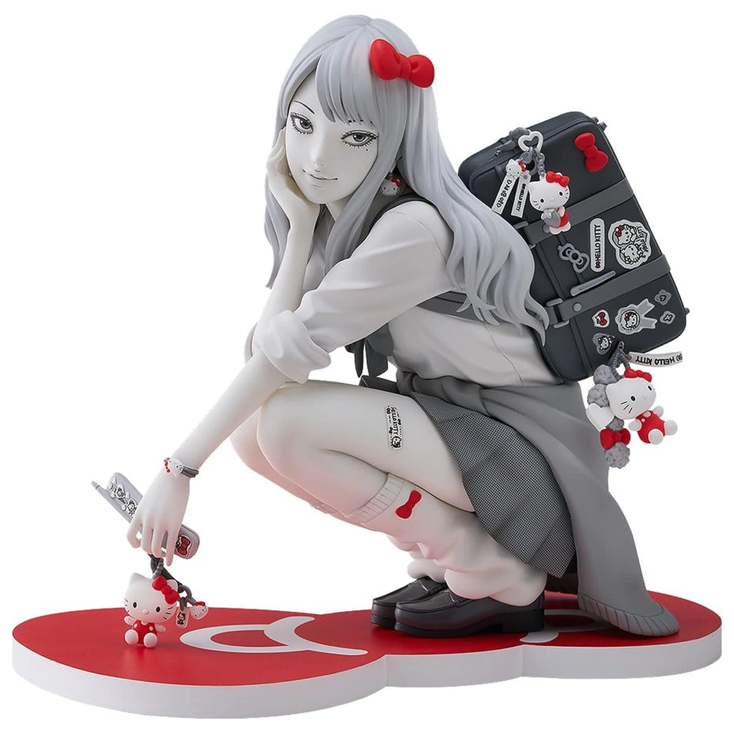 Junji Ito PVC Figur Gyaru Tomie x Hello Kitty 14 cm Produktfoto