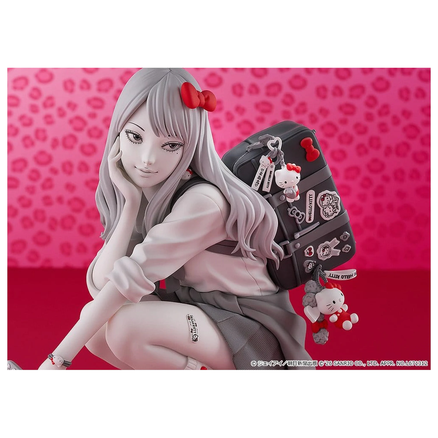 Junji Ito PVC Figur Gyaru Tomie x Hello Kitty 14 cm Produktfoto
