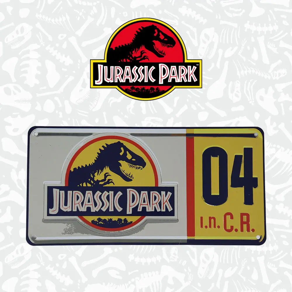 Jurassic Park Replik 1/1 Dennis Nedry Nummernschild termékfotó