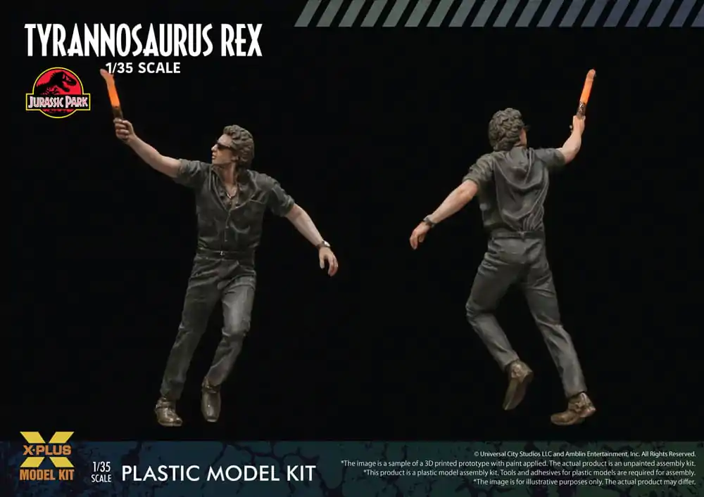 Jurassic Park Plastic Model Kit 1/35 Tyrannosaurus Rex 42 cm Produktfoto