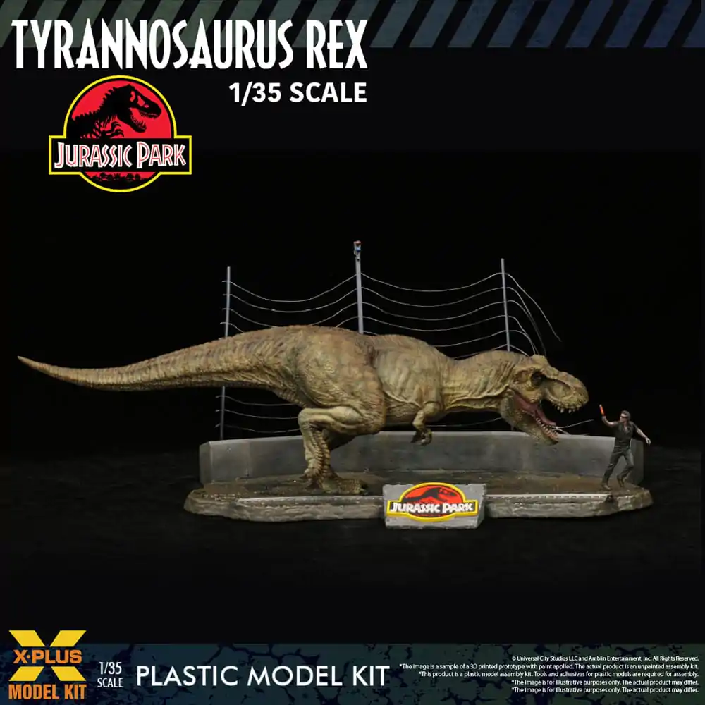 Jurassic Park Plastic Model Kit 1/35 Tyrannosaurus Rex 42 cm termékfotó