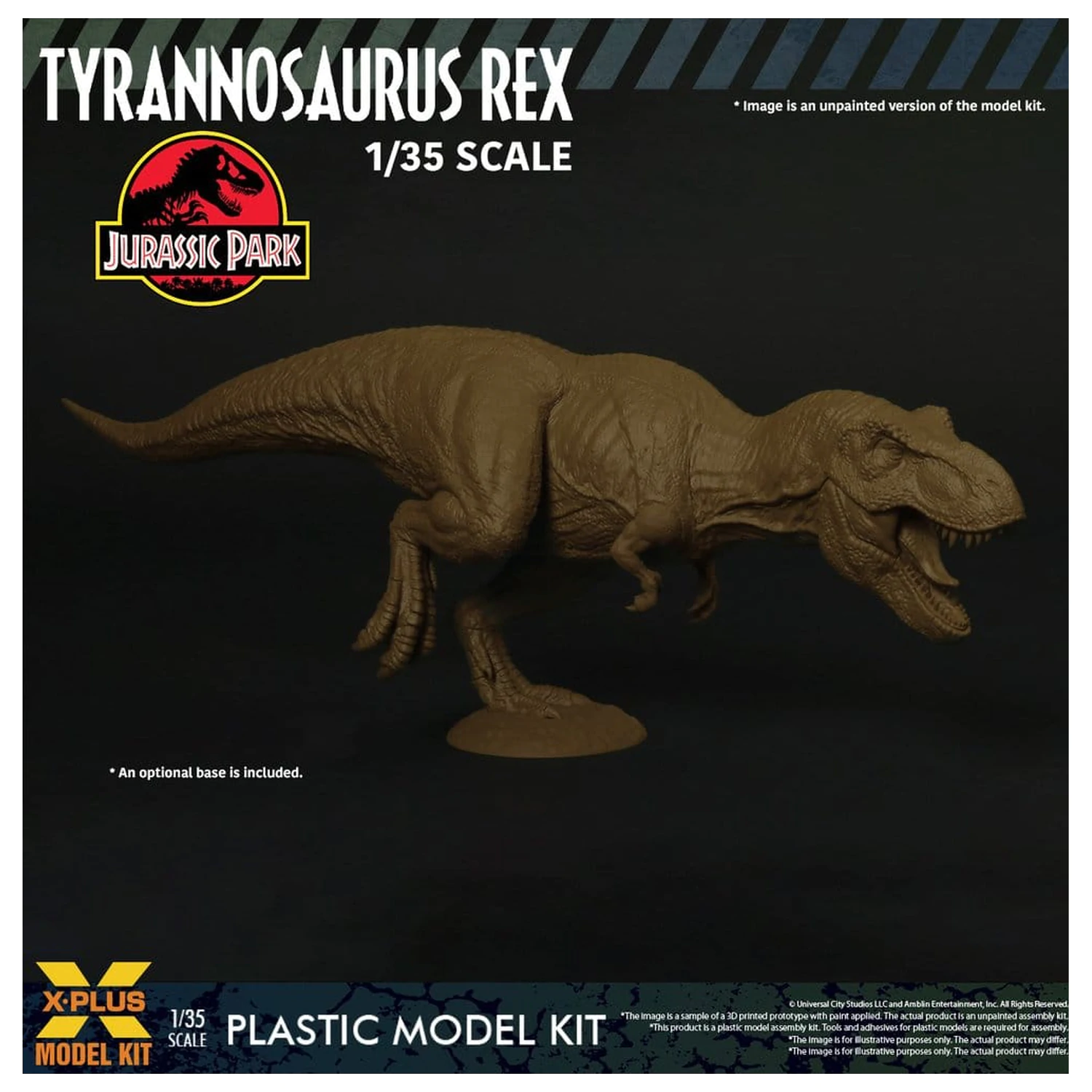 Jurassic Park Kunststoffmodell Bausatz 1/35 Tyrannosaurus Rex 42 cm Produktfoto