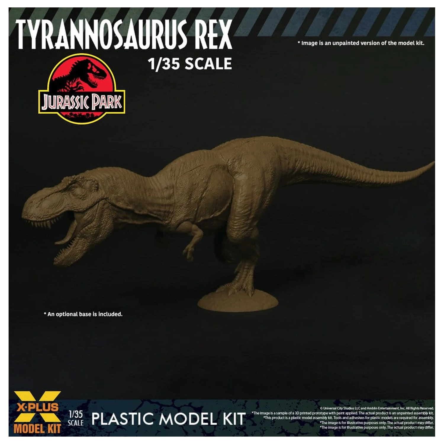Jurassic Park Kunststoffmodell Bausatz 1/35 Tyrannosaurus Rex 42 cm Produktfoto