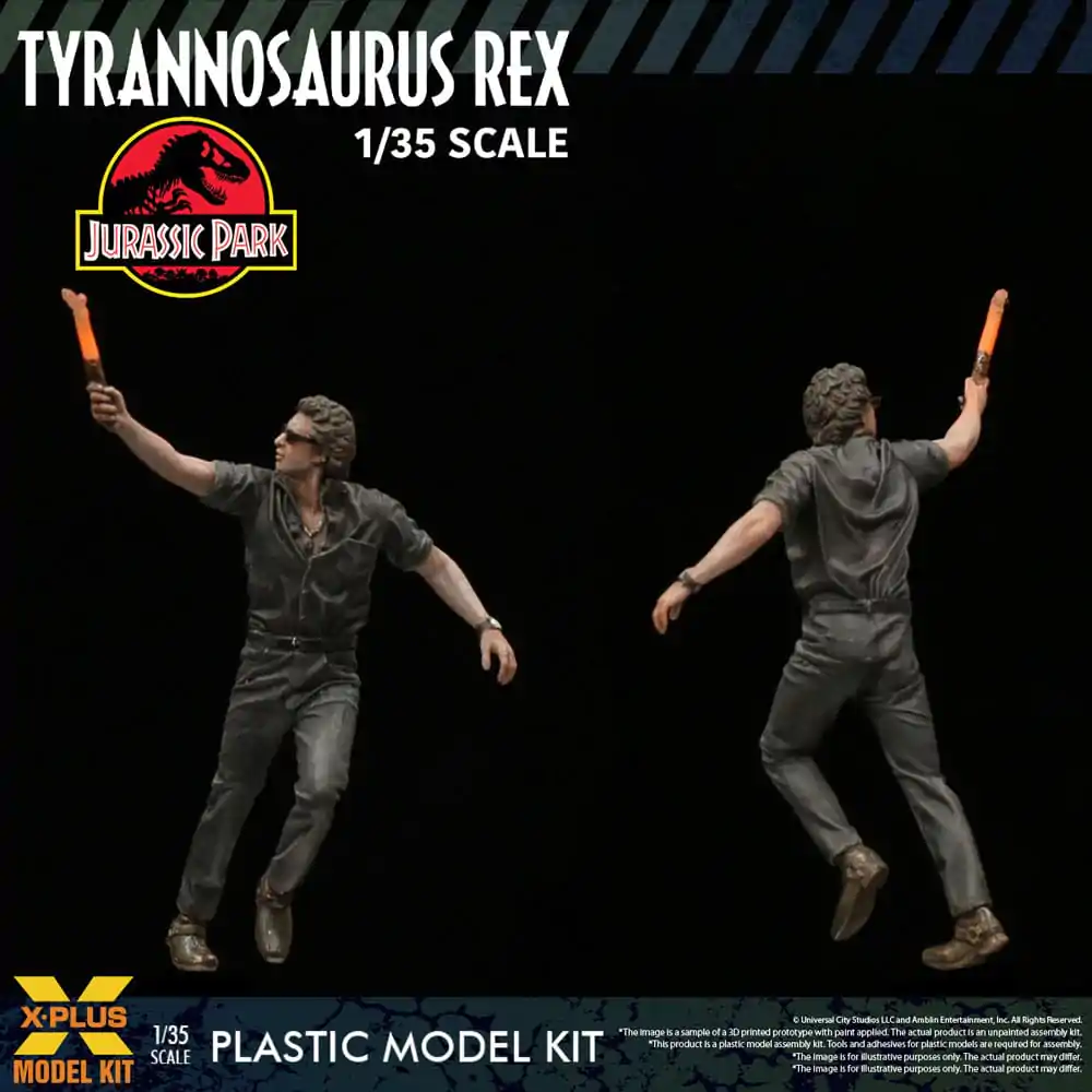 Jurassic Park Plastic Model Kit 1/35 Tyrannosaurus Rex 42 cm termékfotó