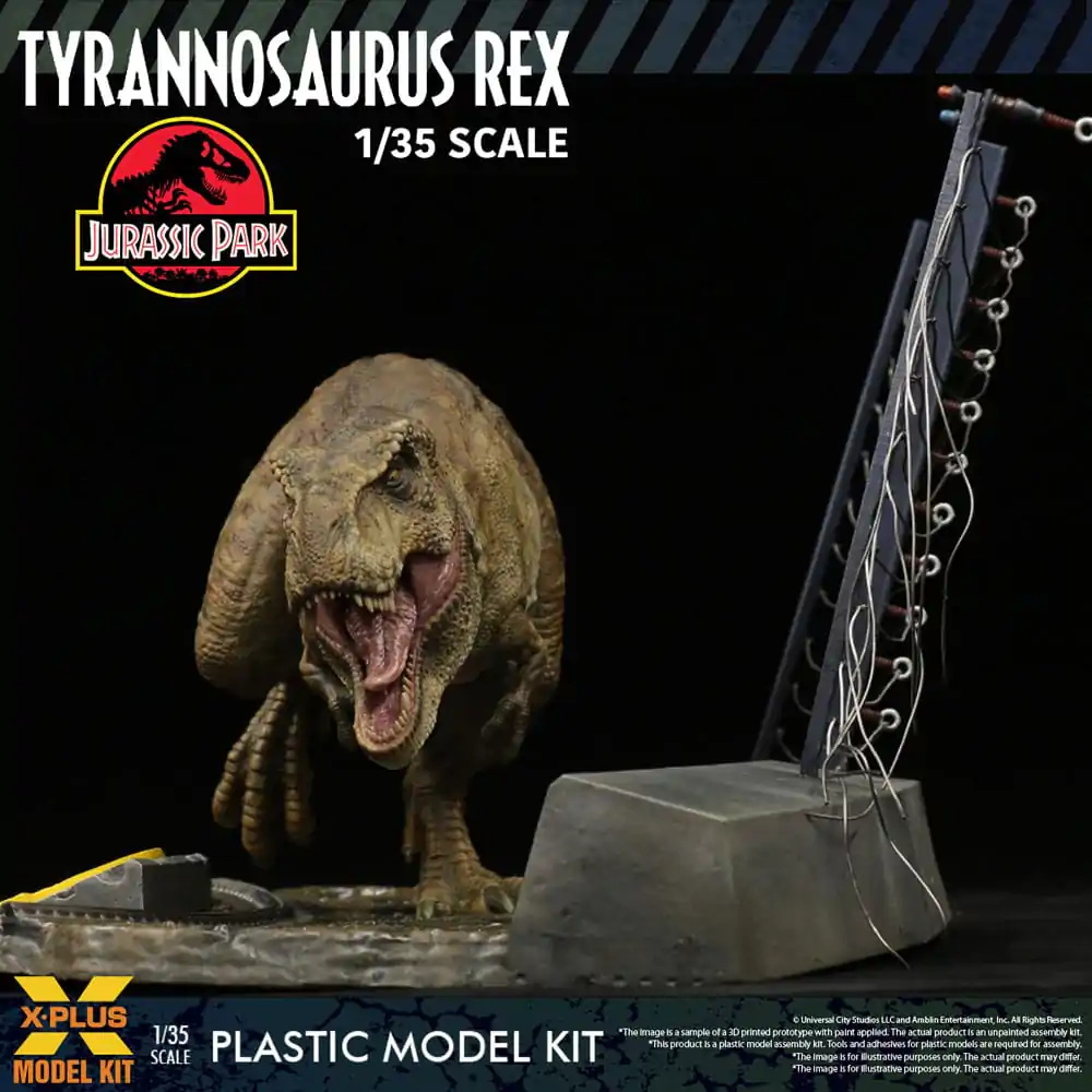 Jurassic Park Plastic Model Kit 1/35 Tyrannosaurus Rex 42 cm termékfotó