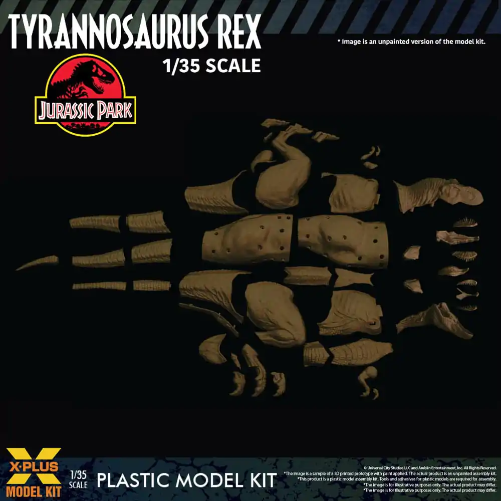 Jurassic Park Plastic Model Kit 1/35 Tyrannosaurus Rex 42 cm termékfotó