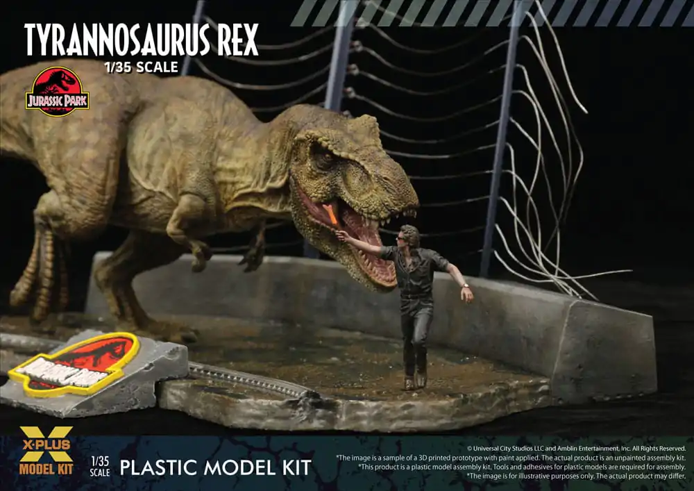 Jurassic Park Plastic Model Kit 1/35 Tyrannosaurus Rex 42 cm Produktfoto