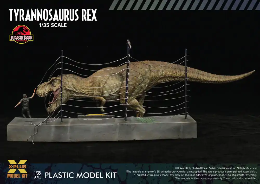 Jurassic Park Plastic Model Kit 1/35 Tyrannosaurus Rex 42 cm Produktfoto