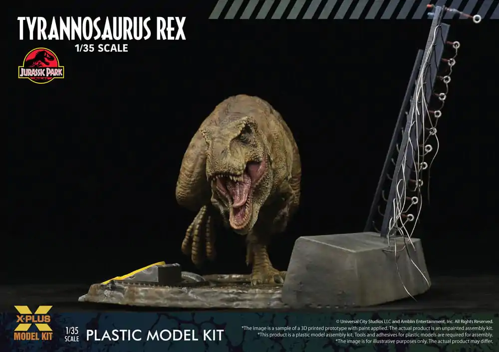 Jurassic Park Plastic Model Kit 1/35 Tyrannosaurus Rex 42 cm Produktfoto