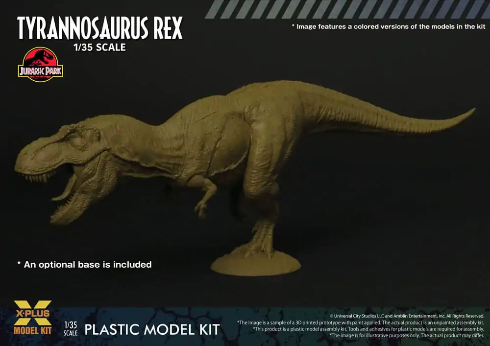 Jurassic Park Plastic Model Kit 1/35 Tyrannosaurus Rex 42 cm Produktfoto