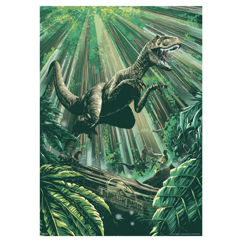 Jurassic Park Art Print 30th Anniversary Edition Limited Jungle Art Edition 42 x 30 cm Produktfoto