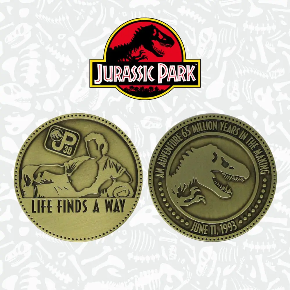 Jurassic Park Sammelmünze 30th Anniversary Limited Edition termékfotó